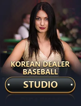 Korean Dealer Baseball Studio by Evolution on getrummy777 game-detail banner