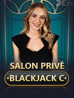Salon Privé Blackjack C by Evolution on getrummy777 game-detail banner