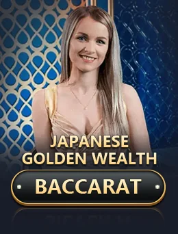 Japanese Golden Wealth Baccarat by Evolution on getrummy777 game-detail banner