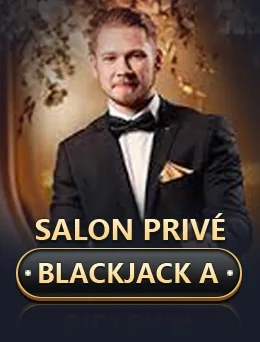 Salon Privé Blackjack a by Evolution on getrummy777 game-detail banner