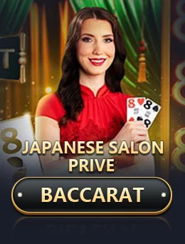 Japanese Salon Prive Baccarat by Evolution on getrummy777 game-detail banner