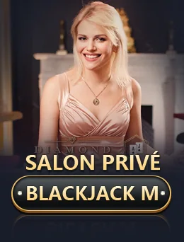 Salon Privé Blackjack M by Evolution on getrummy777 game-detail banner