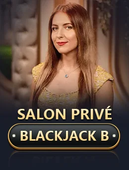 Salon Privé Blackjack B by Evolution on getrummy777 game-detail banner