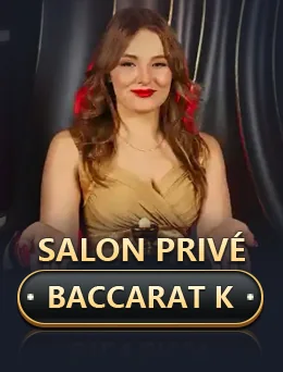Salon Privé Baccarat K by Evolution on getrummy777 game-detail banner