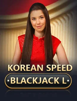 Korean Speed Blackjack L by Evolution on getrummy777 game-detail banner