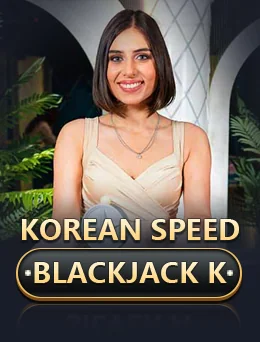 Korean Speed Blackjack K by Evolution on getrummy777 game-detail banner
