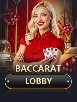 Baccarat Lobby by Evolution on getrummy777 game-detail banner