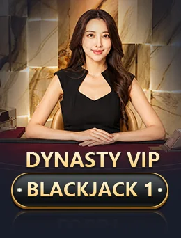 Dynasty VIP Blackjack 1 by Evolution on getrummy777 game-detail banner