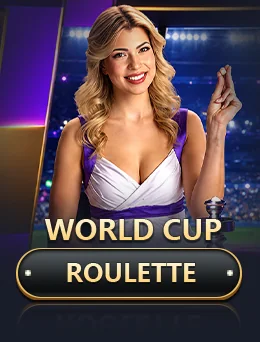 World Cup Roulette by Evolution on getrummy777 game-detail banner