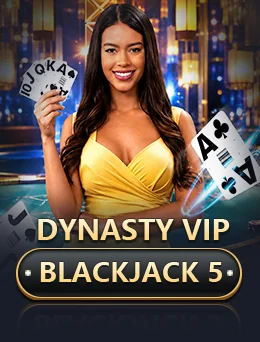 Dynasty VIP Blackjack 5 by Evolution on getrummy777 game-detail banner
