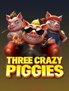 Three Crazy Piggies by PG SOFT on getrummy777 game-detail banner