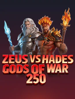 Zeus vs Hades - Gods of War 250 by Pragmatic Play on getrummy777 game-detail banner