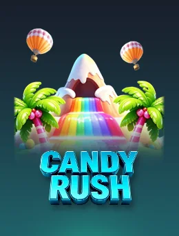 Candy Rush by Pragmatic Play on getrummy777 game-detail banner